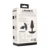 Classic Vibrating Silicone Anal Plug - M - Black
